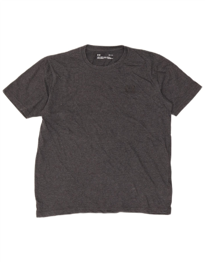 Męski t-shirt Under Armour Heat Gear Top, średnioszary, bawełniany