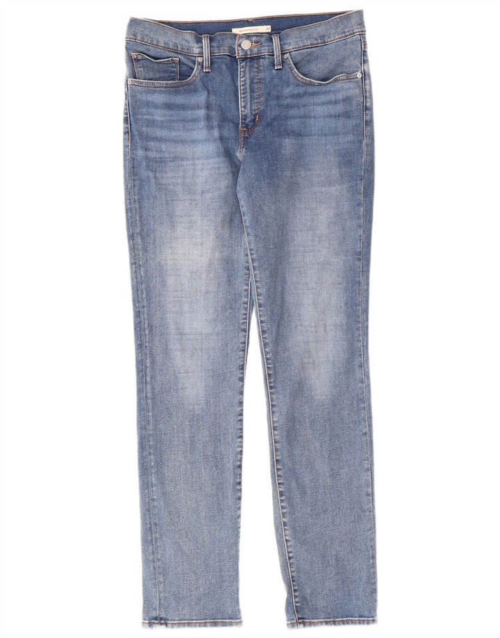 Damskie jeansy LEVI'S 312 Shaping W30 L30 Niebieska bawełna