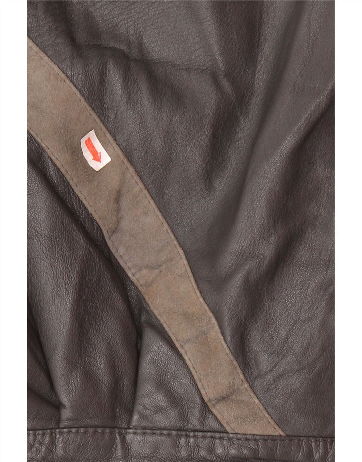 Kurtka damska Lavorazione Artigiana IT 44 Skóra w kolorze średniej szarości