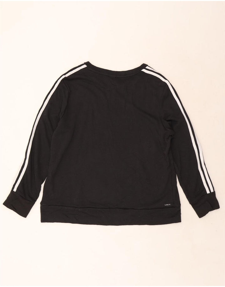 Damska bluza Adidas Climalite Jumper UK 20/22 XL Czarny poliester