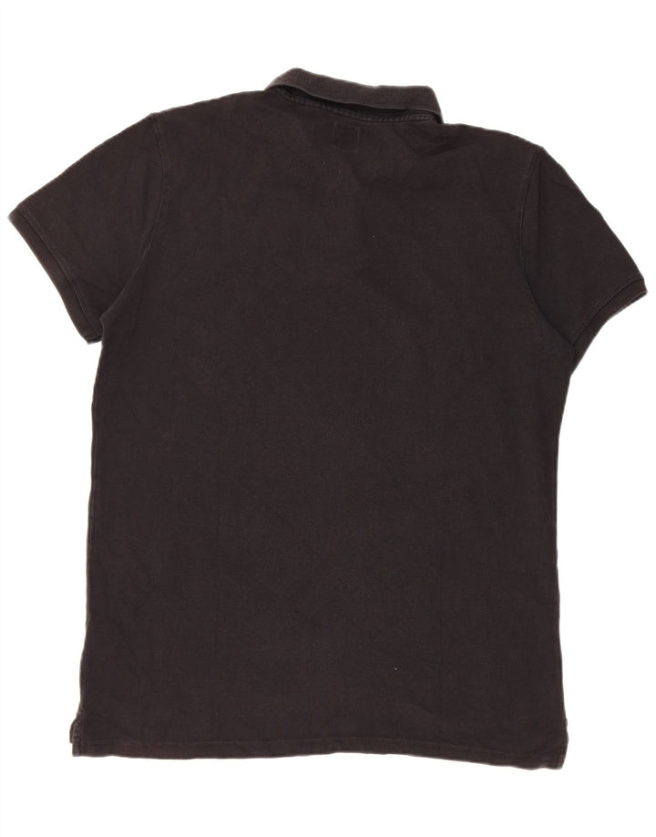 Męska koszulka polo Jack Wills, duża, czarna, bawełniana