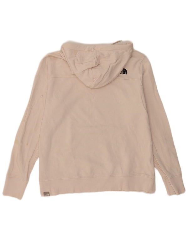Damski sweter z kapturem The North Face UK 16, duży, z białej bawełny