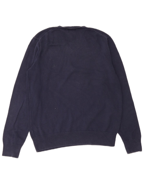 POLO RALPH LAUREN Chłopięcy sweter z dekoltem w kształcie litery V 15-16 lat XL Granatowy