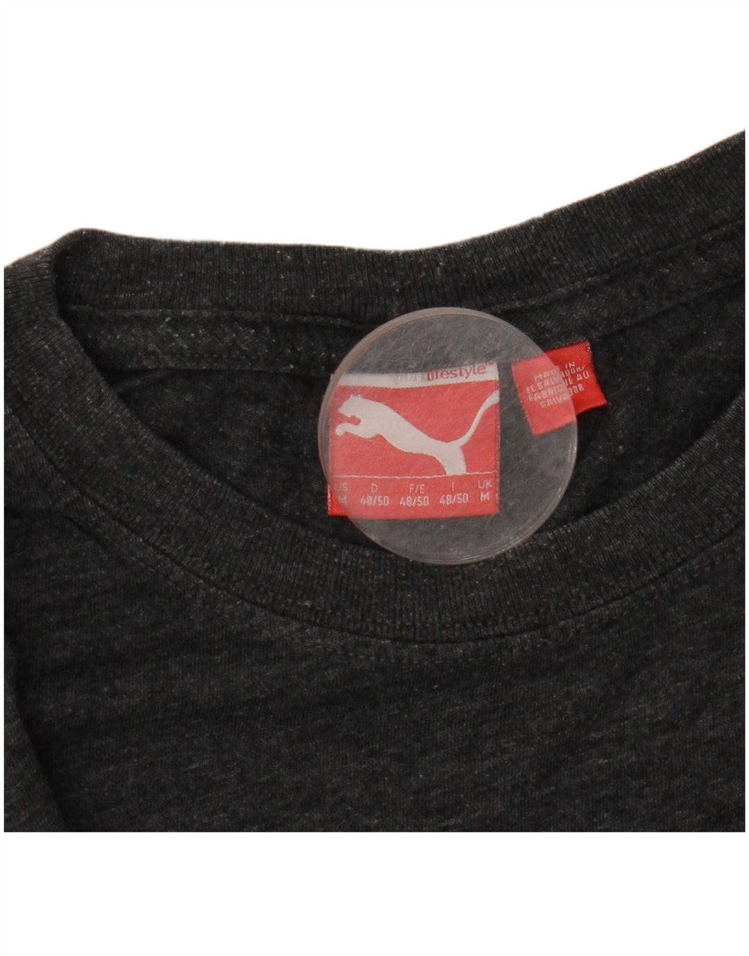 Męski T-shirt z grafiką PUMA, średni szary, nakrapiany