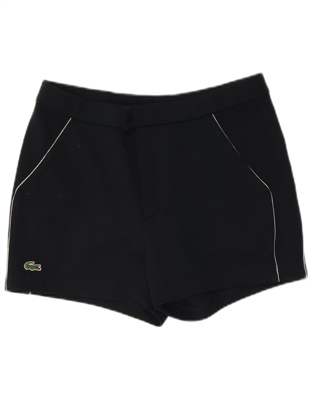 Damskie spodenki Chino Lacoste Rozmiar 4 XS W30 Granatowy Poliester