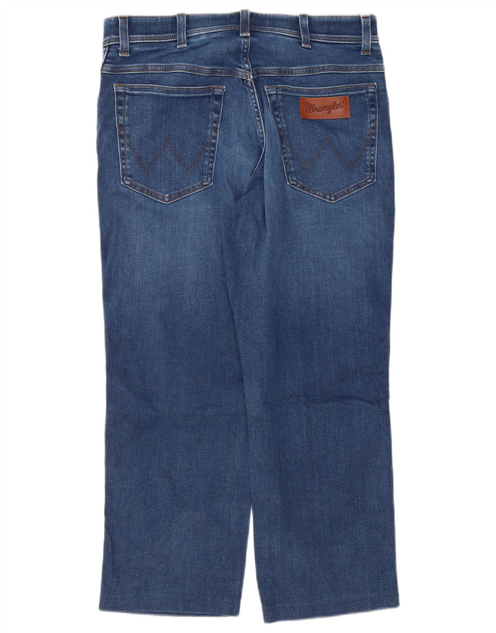 Męskie jeansy Wrangler Texas Straight W34 L26 Niebieskie, bawełniane
