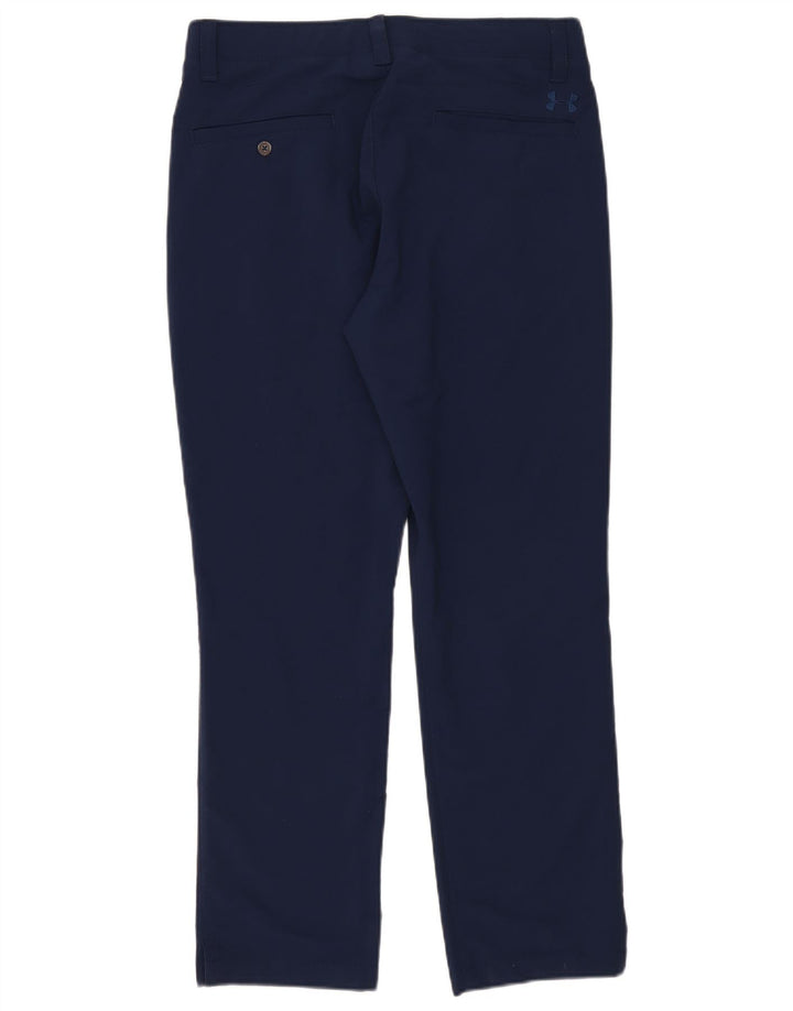 Męskie proste spodnie chino Under Armour W34 L30 Granatowy poliester