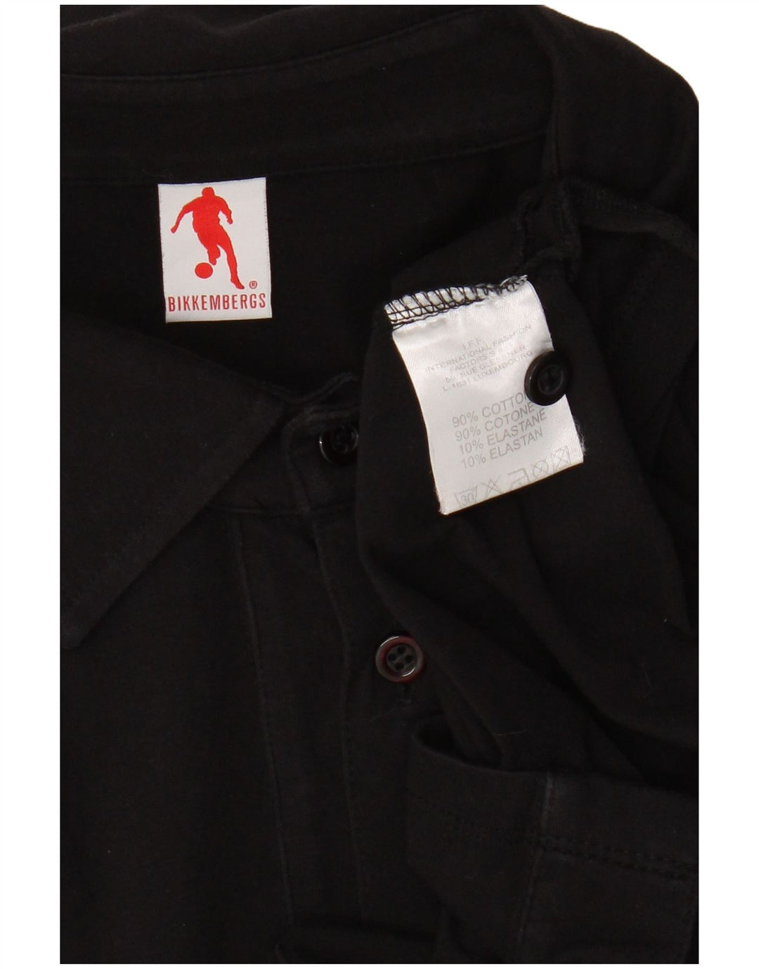 Koszula męska Bikkembergs, duża, czarna, bawełniana