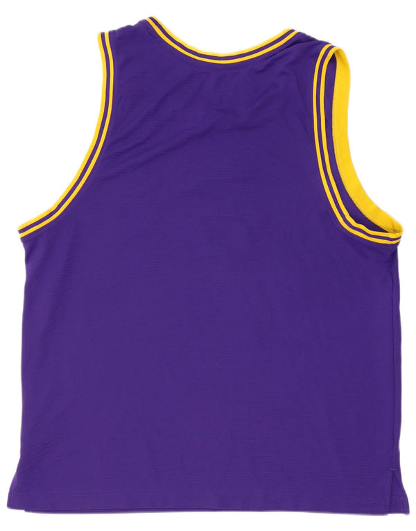 Męska koszulka z kamizelką z grafiką Nike Los Angeles Lakers XL, fioletowa, poliestrowa