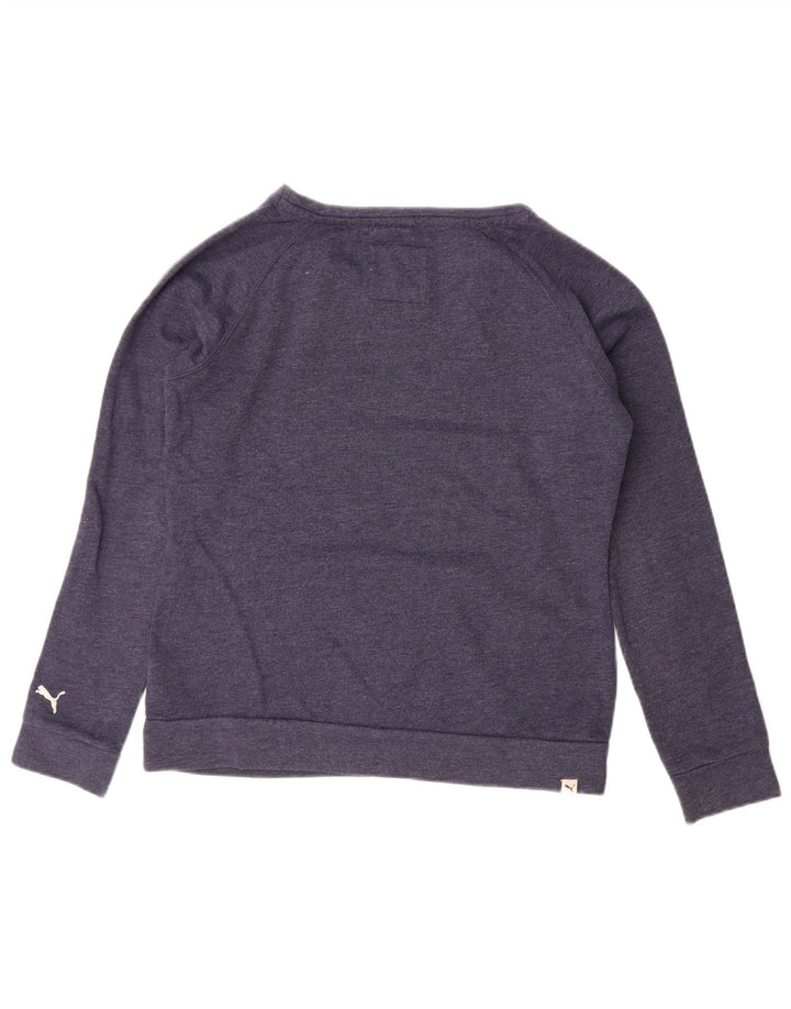 Damska bluza Puma Graphic Jumper UK 14, duża, granatowa