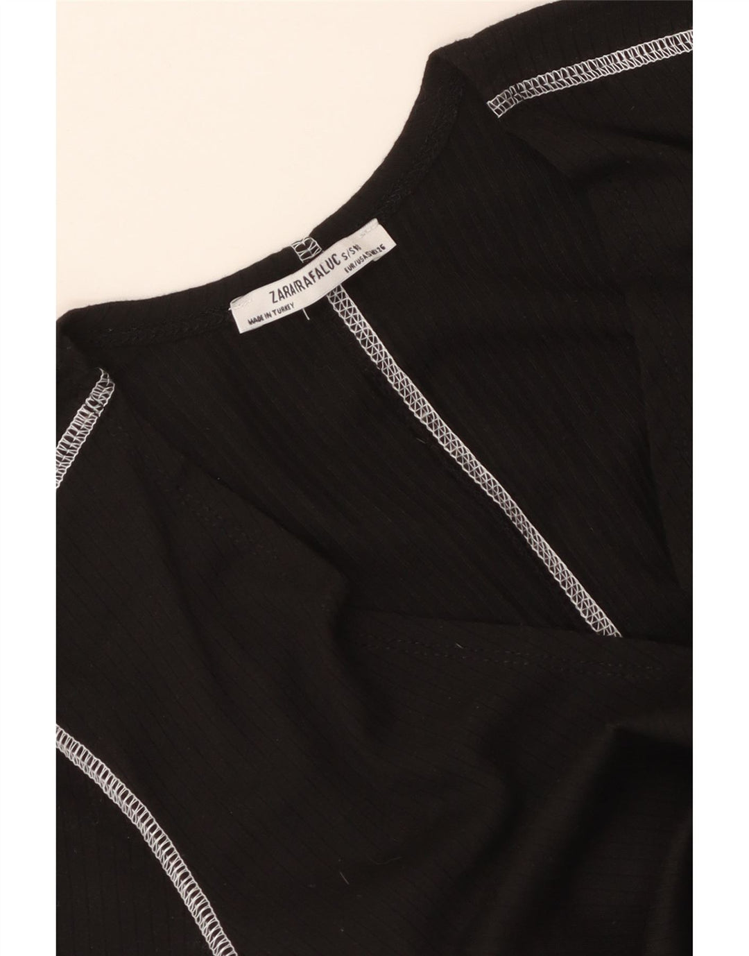 Damska bluzka Zara Crop Top UK 8 Small Black