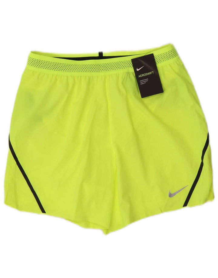 Męskie spodenki sportowe Nike, średni żółty poliester
