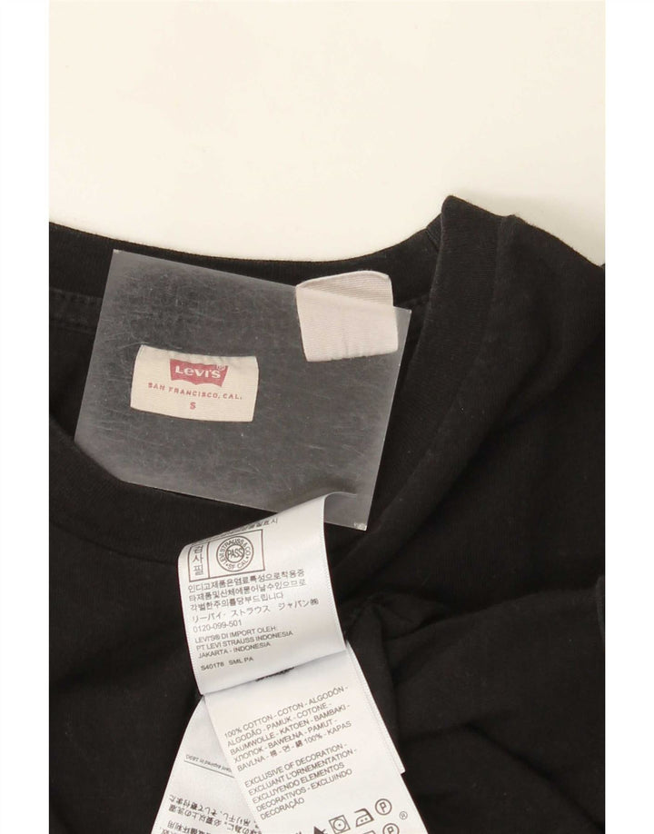 Koszulka damska Levi's Top UK 10, mała, czarna, bawełniana