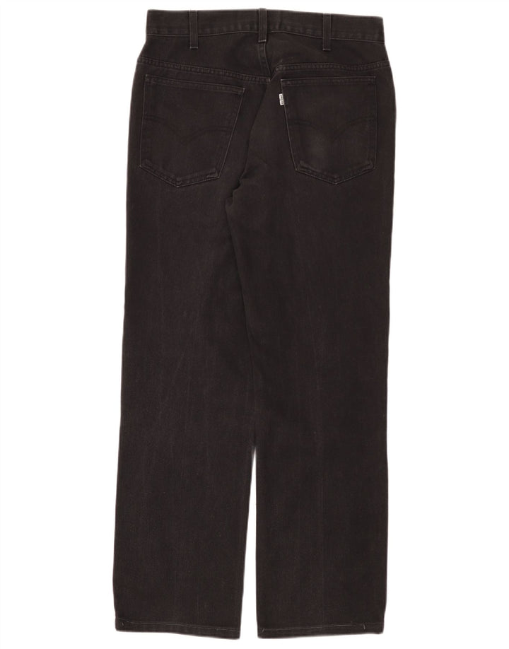 Damskie proste dżinsy Levi's W32 L28 Czarna bawełna