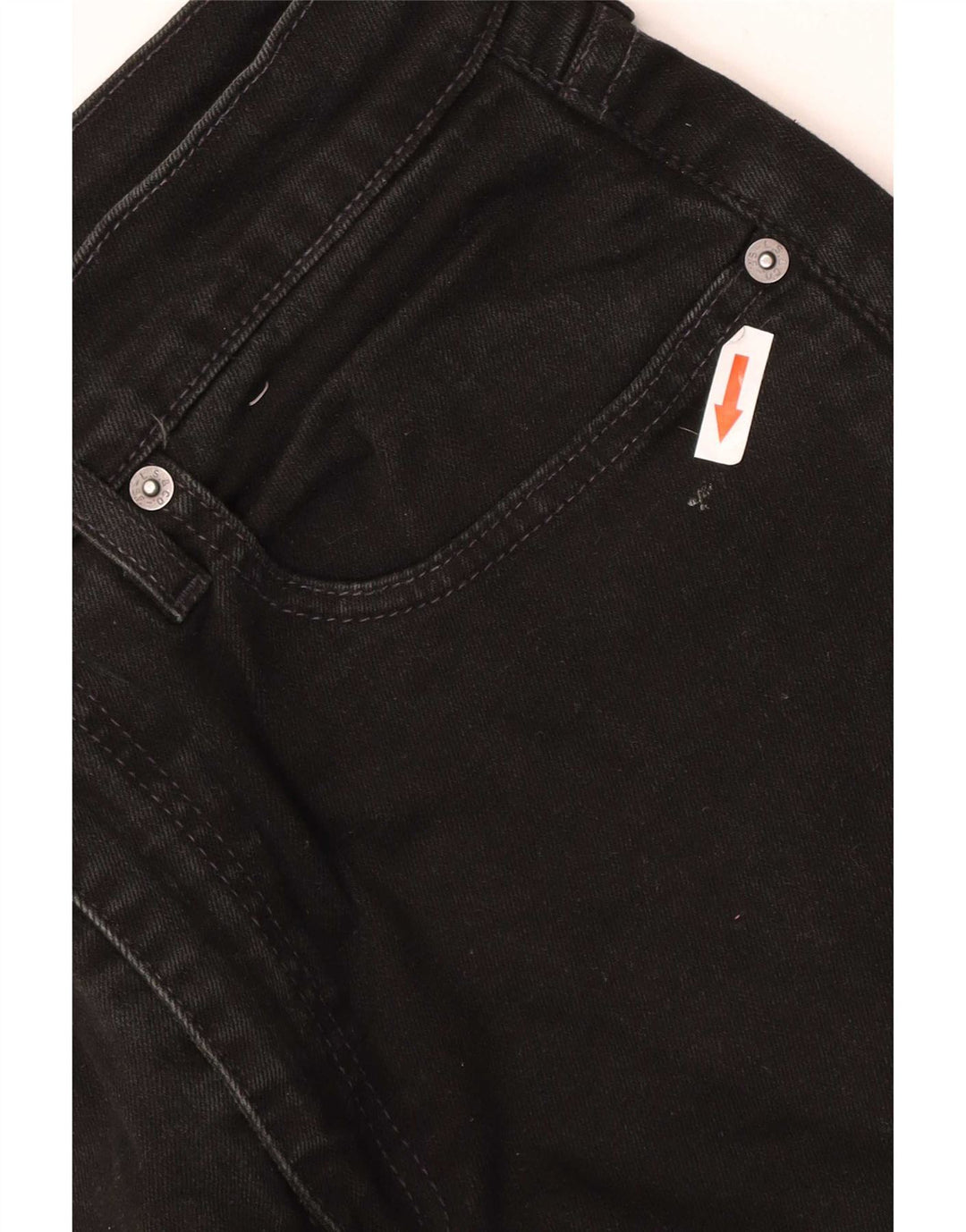 Męskie jeansy Levi's 502 Tapered W33 L30 Czarna bawełna