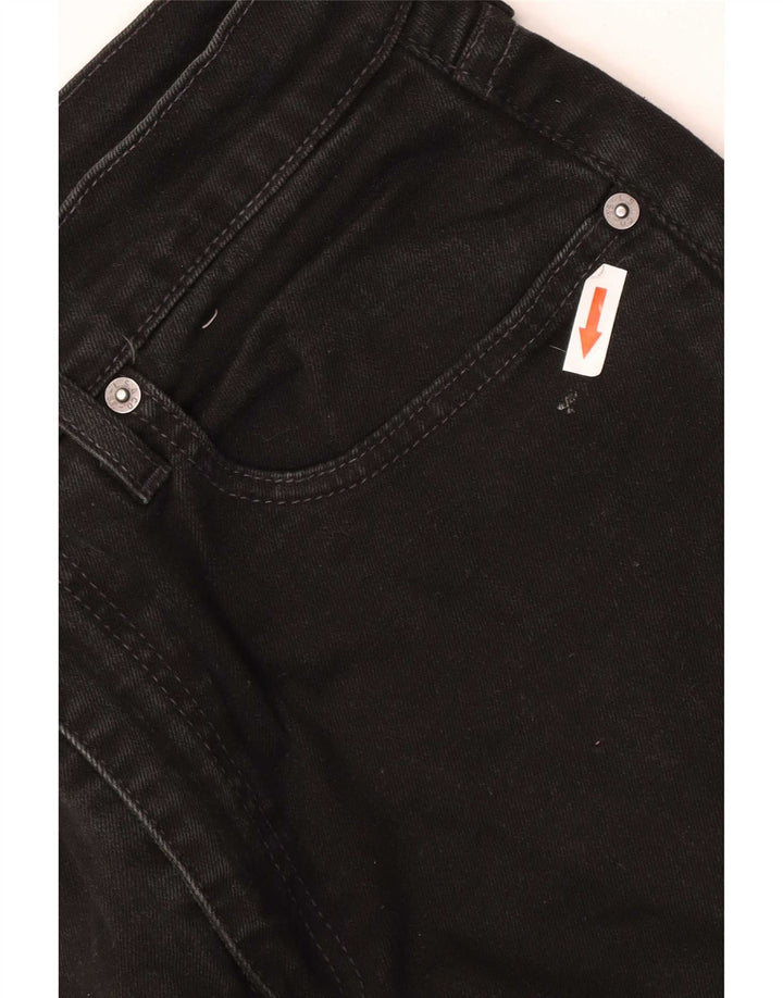 Męskie jeansy Levi's 502 Tapered W33 L30 Czarna bawełna