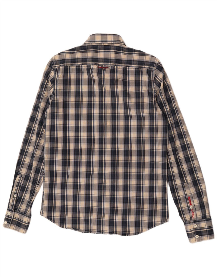 Koszula męska Superdry, bawełniana, w dużą niebieską kratkę