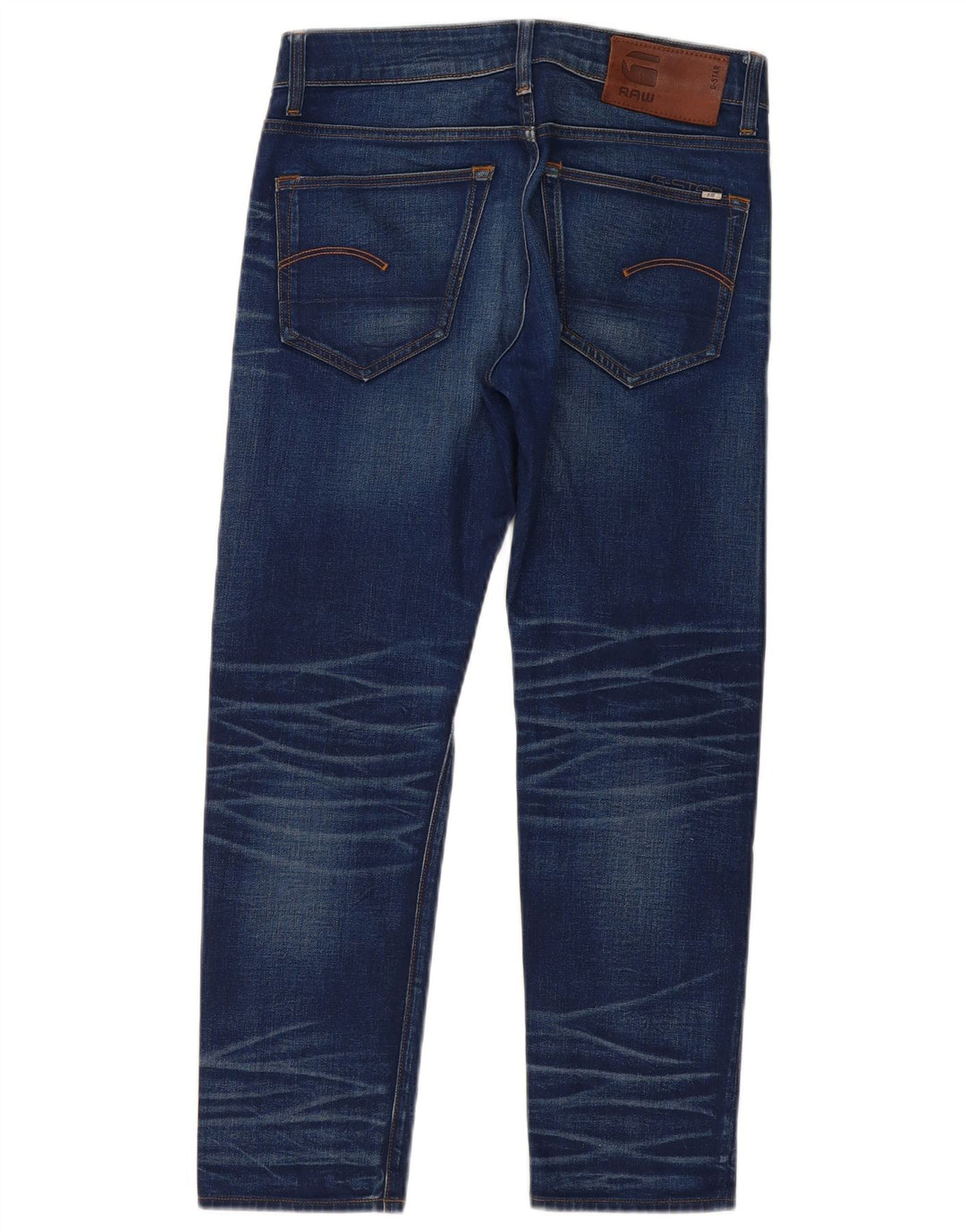 G-STAR Damskie 3301 Slim Jeans W28 L28 Niebieska bawełna