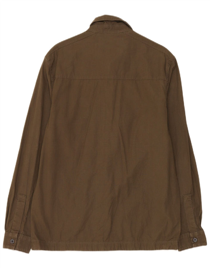 Koszula męska Lyle & Scott, średnia, bawełniana khaki