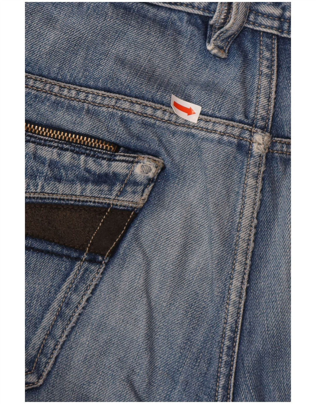 DIESEL Męskie jeansy slim W32 L32 Niebieskie bawełniane