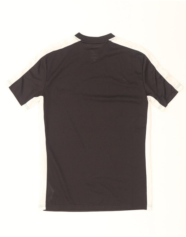 Męski T-shirt Nike Dri Fit Slim Fit Top, średni czarny poliester z blokami kolorów