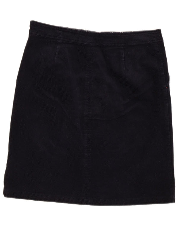 Damska spódnica sztruksowa White Stuff UK 10 Small W32 Granatowa bawełna