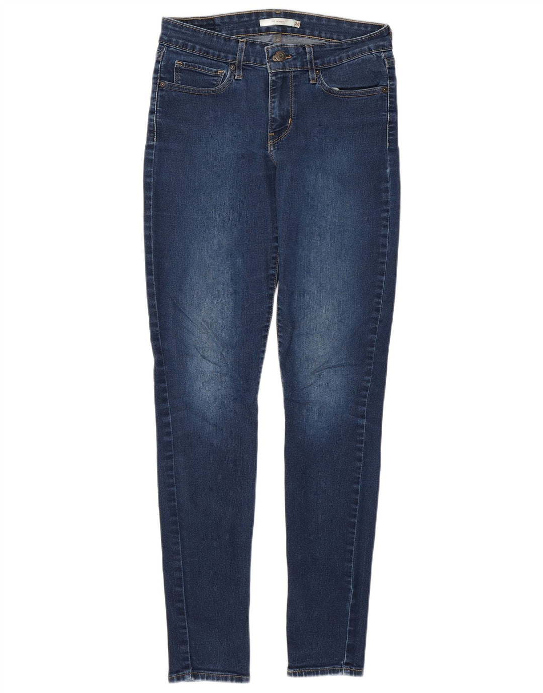 Damskie jeansy LEVI'S 711 Skinny W28 L32 Niebieskie bawełniane