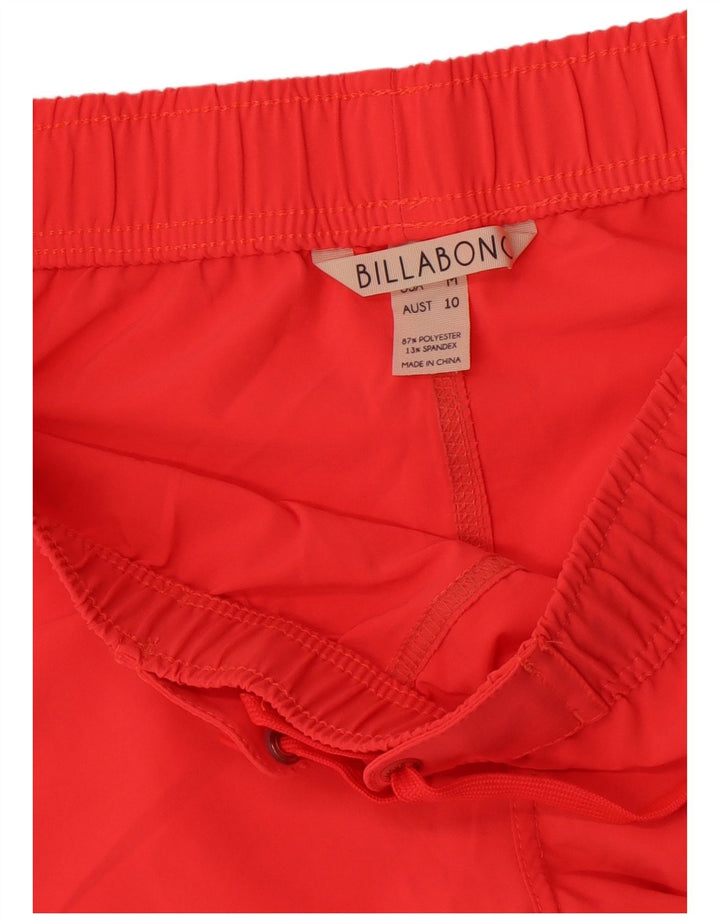 Damskie spodenki kąpielowe Billabong z grafiką UK 14, średni czerwony poliester