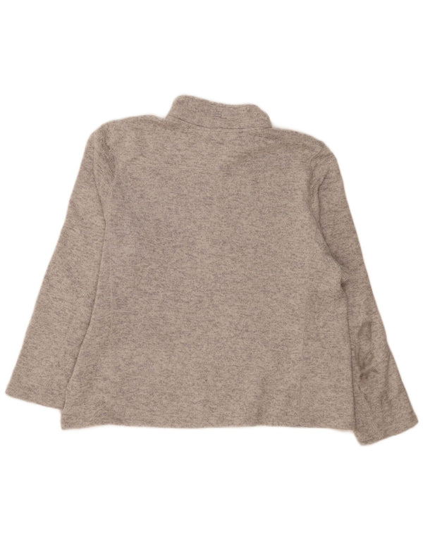 Damska bluza z zamkiem 1/4 Mountain Warehouse UK 20 2XL Szara nakrapiana