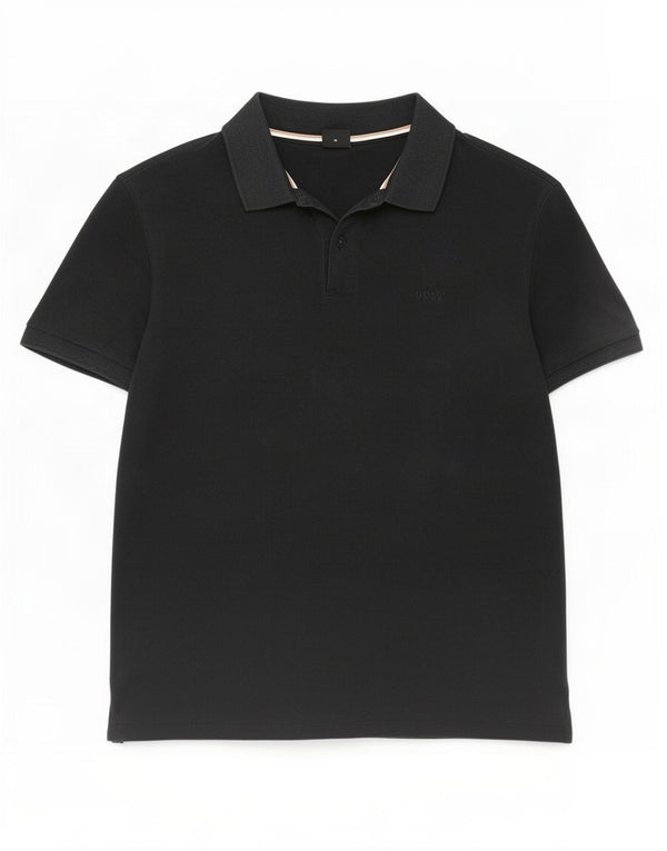 Męska koszulka polo Hugo Boss XL, czarna, bawełniana