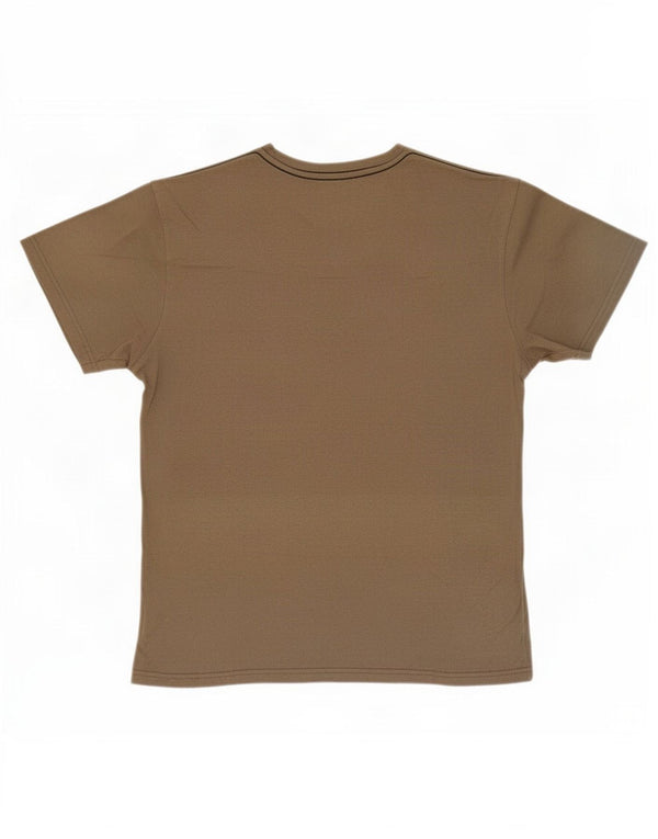 Męski T-shirt z grafiką Hard Rock Cafe w Moskwie, duży, bawełniany khaki