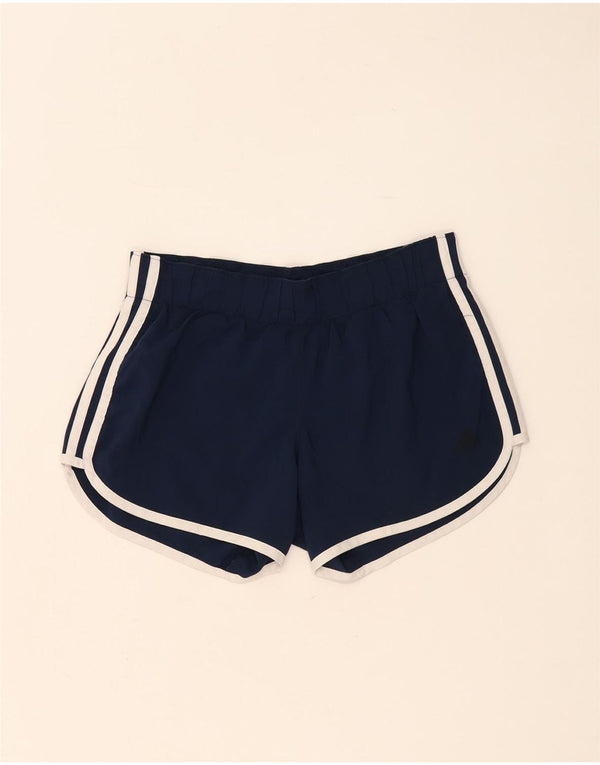 Damskie spodenki sportowe Adidas Running Relaxed Fit UK 4 XS Granatowe sportowe