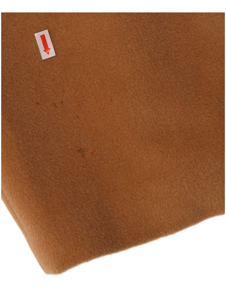 MARELLA Damski płaszcz dwurzędowy UK 12 Średni beżowy klasyk z dziewiczej wełny