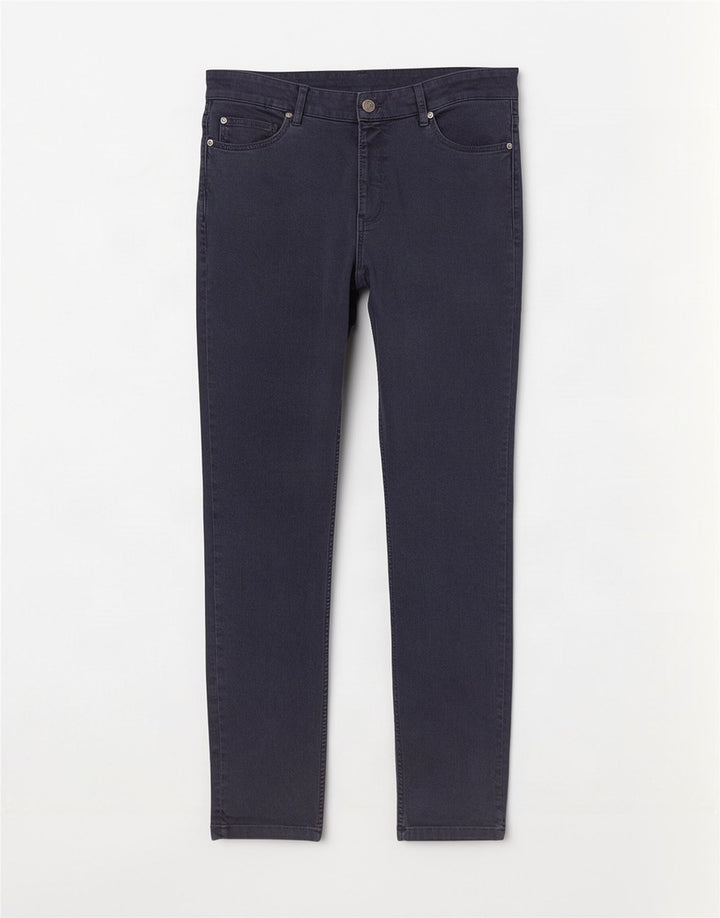 Męskie jeansy slim fit Fat Face W38 L32 Granatowa bawełna