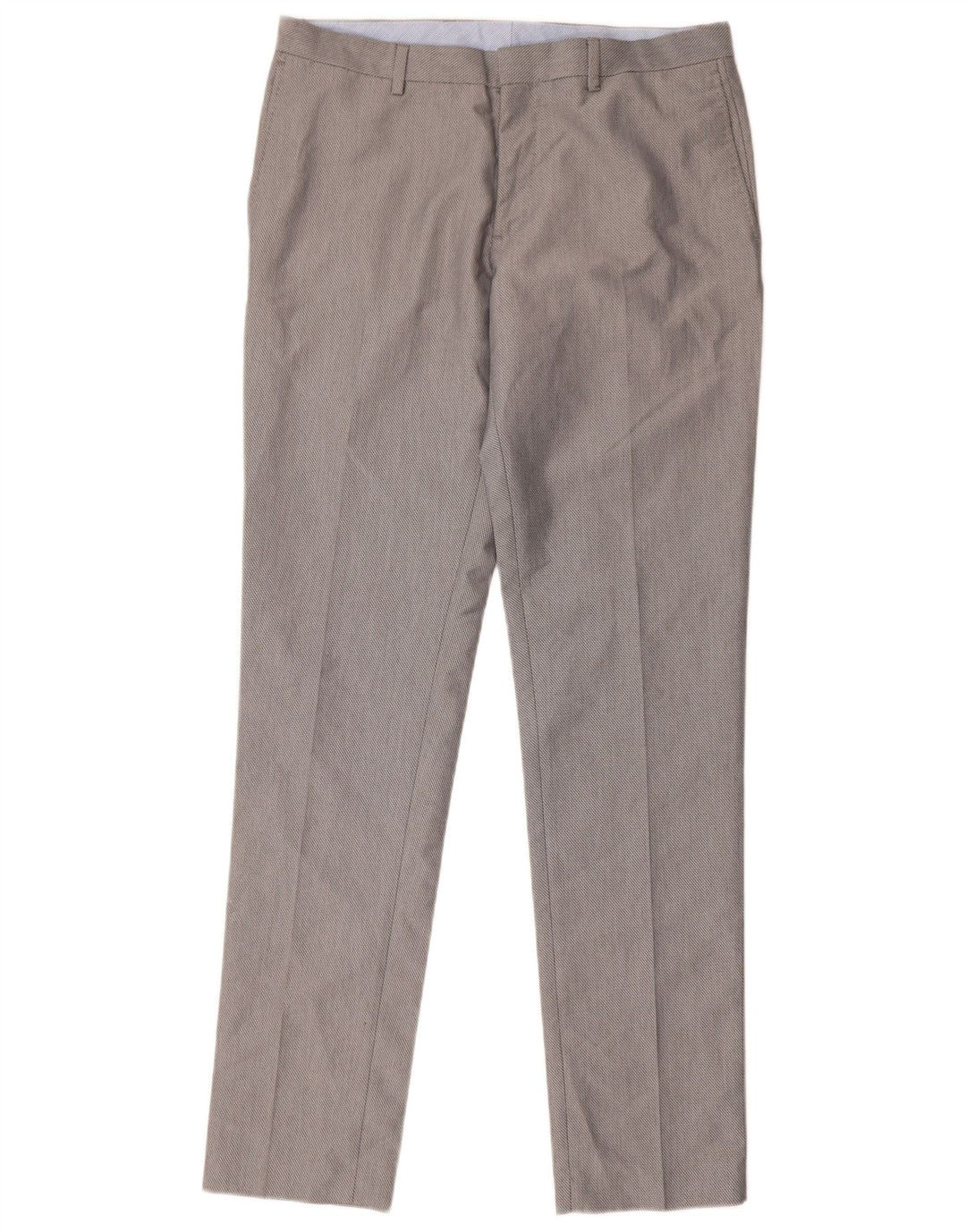 Męskie spodnie garniturowe Zara EU 40 Medium W31 L33 Szary poliester