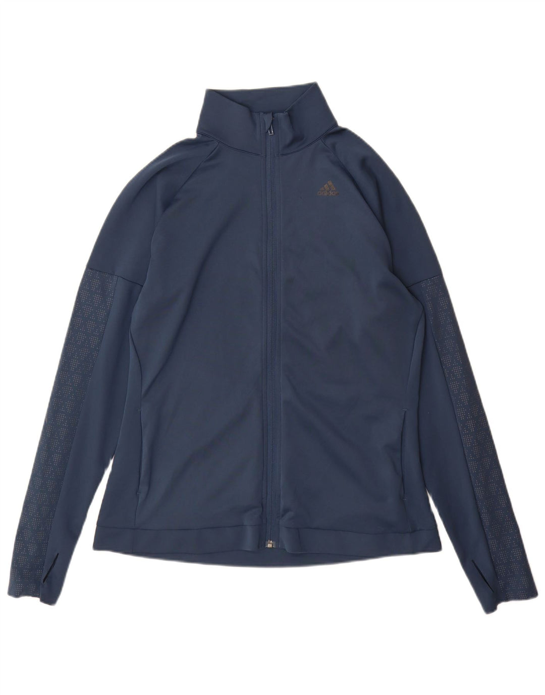 Damska kurtka dresowa Adidas Climalite UK 18 XL granatowa, poliestrowa