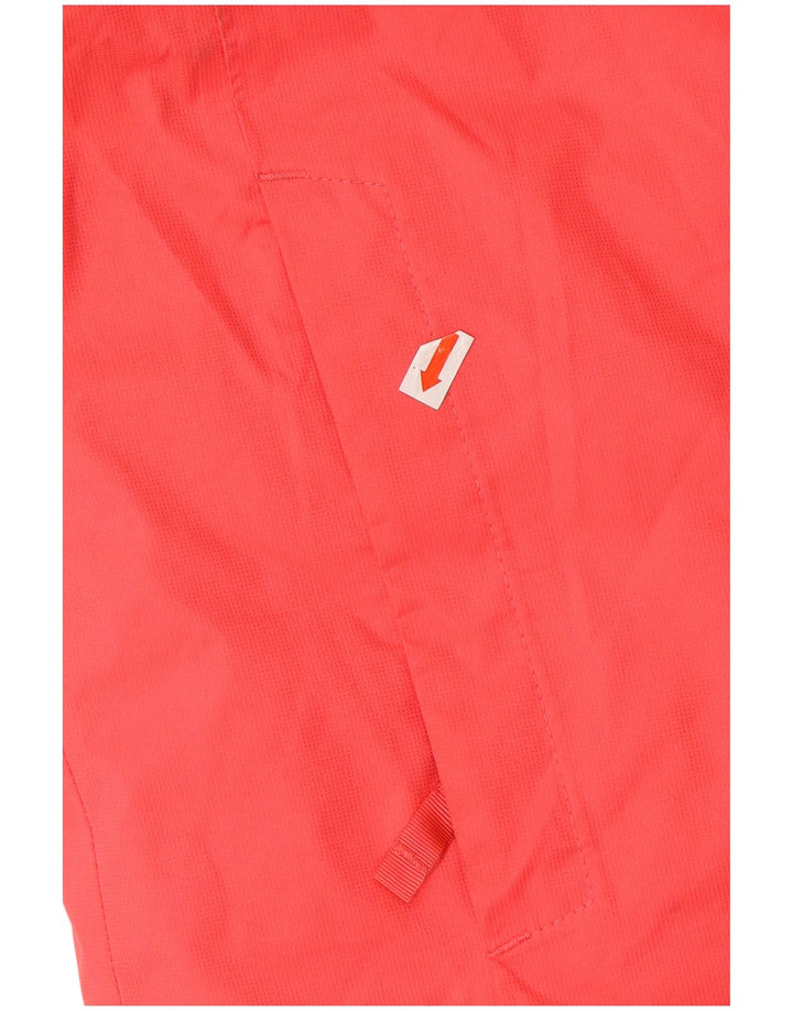 THE NORTH FACE Girls Hooded Rain Jacket 13-14 Years Medium Pink Polyester