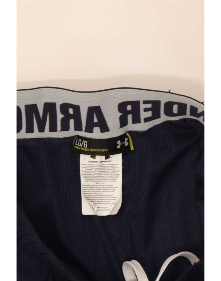 Męskie spodnie dresowe Under Armour Graphic, duże, granatowe, z poliestru