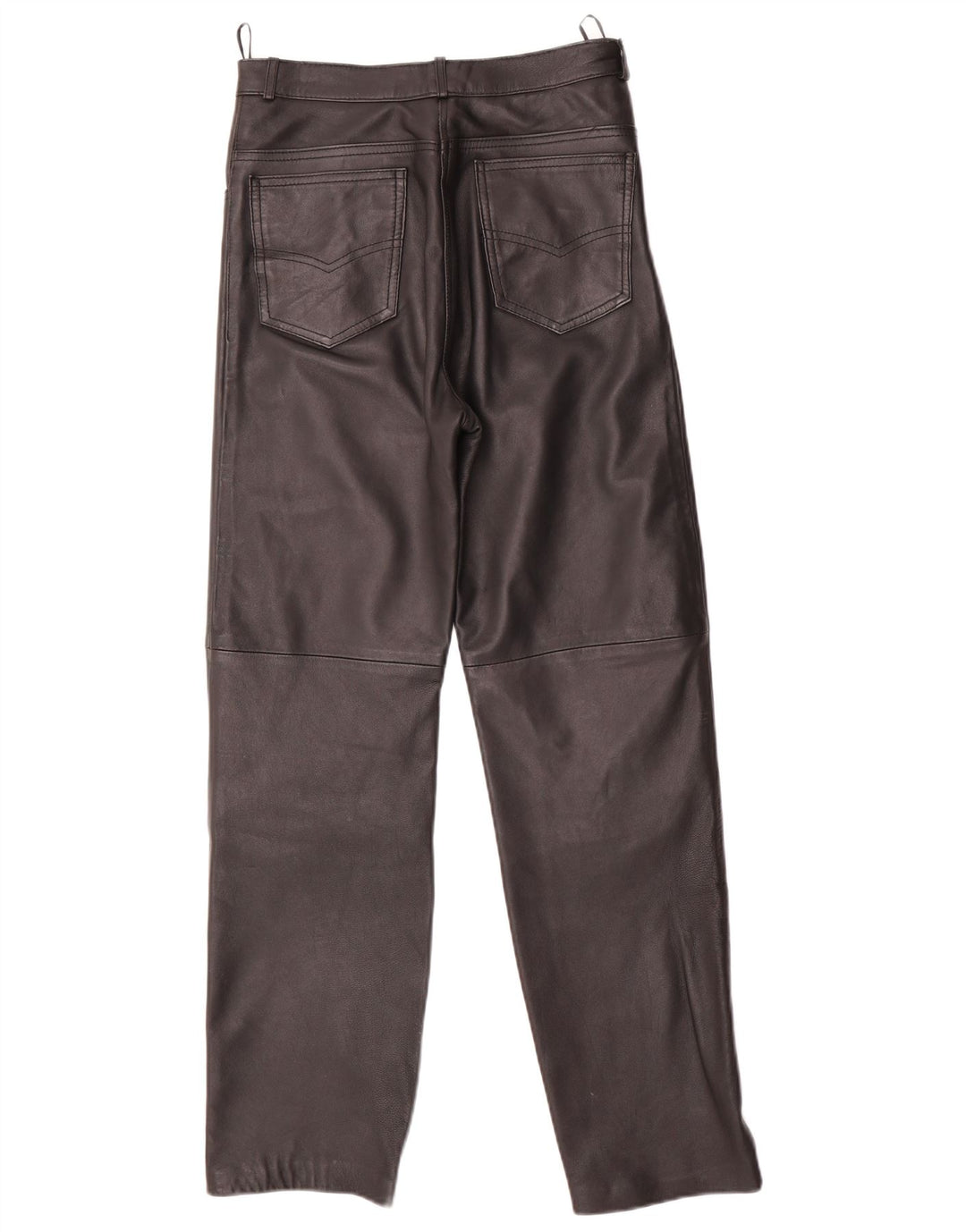 Proste spodnie damskie VINTAGE EU 40 Medium W28 L29 Czarna skóra