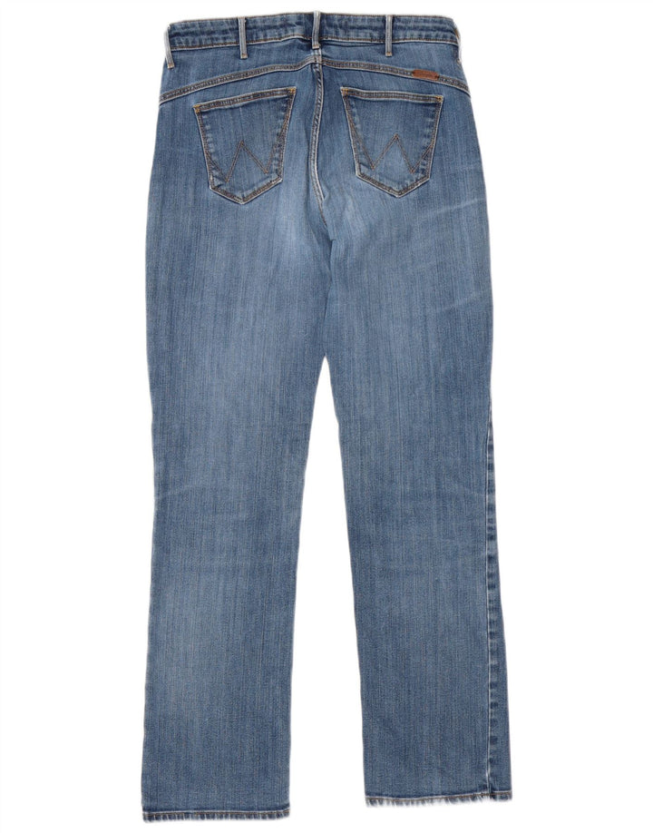 Damskie jeansy Wrangler Straight W30 L29 Niebieskie