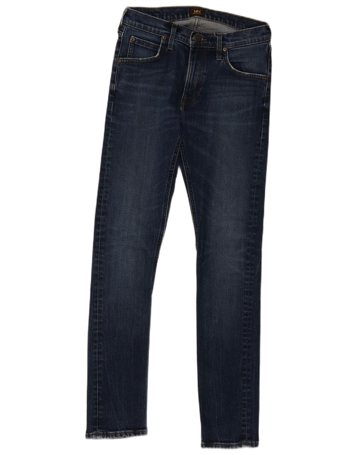 LEE Damskie jeansy Luke Slim W28 L32 Niebieskie bawełniane