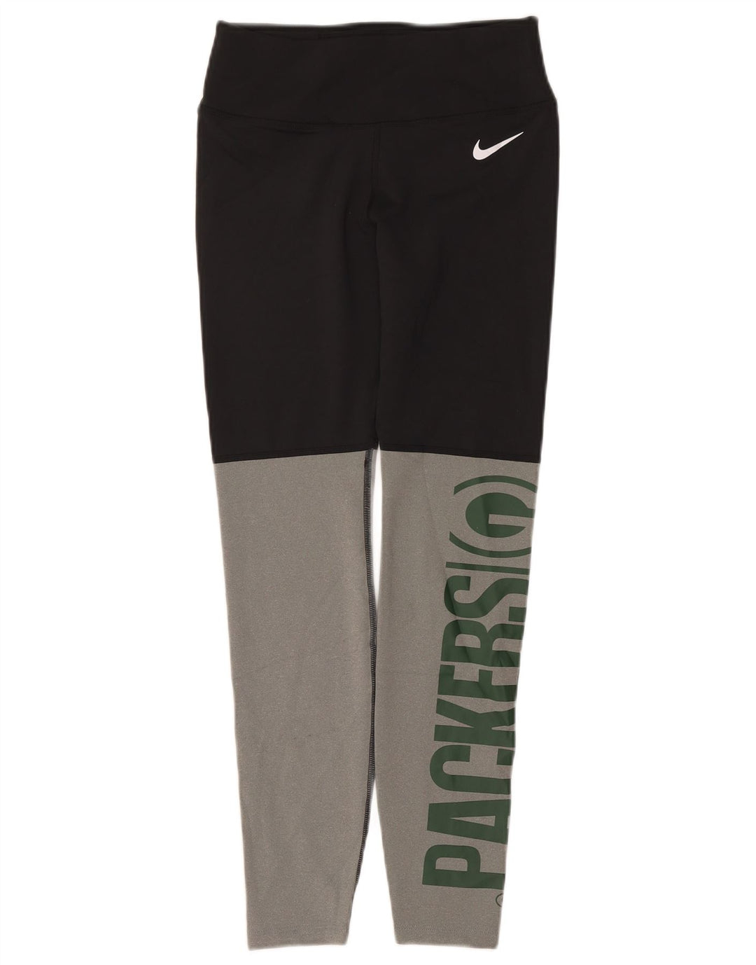 Damskie legginsy NIKE Green Bay Packers UK 12, średni czarny, blok kolorów