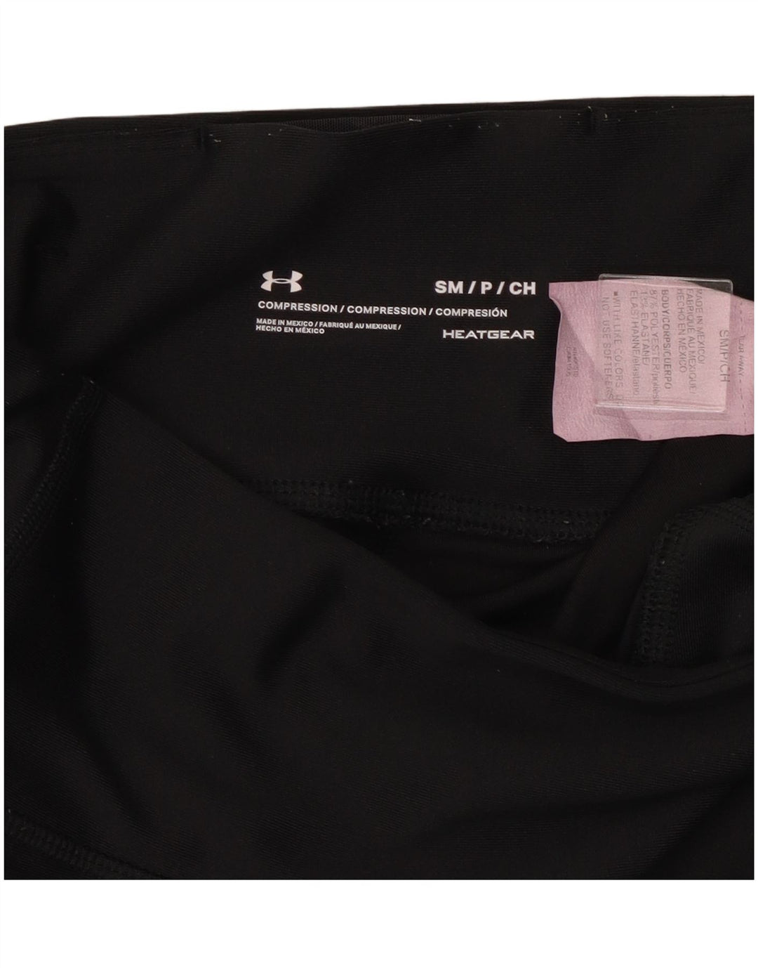 Damskie legginsy Under Armour Heat Gear Graphic UK 8, małe, czarne, poliestrowe