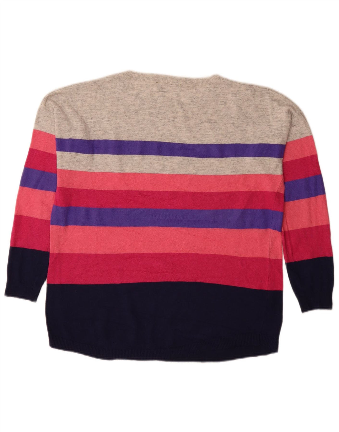 Damski sweter Oasis z dekoltem w łódkę, UK 10, małe, wielokolorowe paski