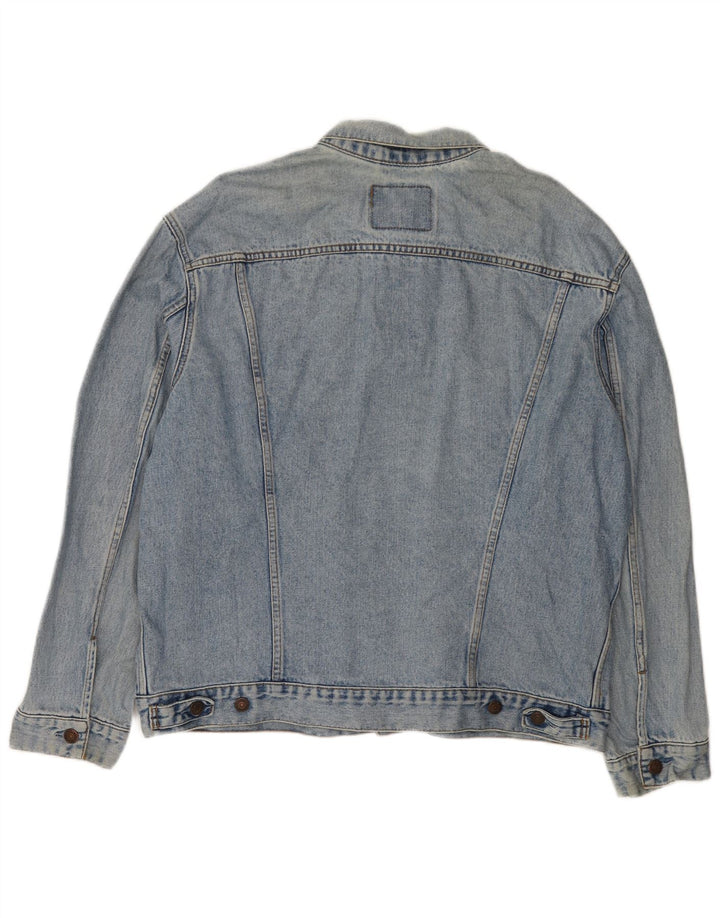 Męska kurtka dżinsowa Levi's UK 44 2XL niebieska, bawełniana
