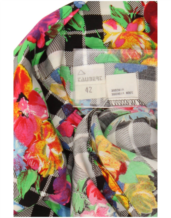 Damska marynarka oversize w stylu vintage IT 42 Średnia wielobarwna wiskoza