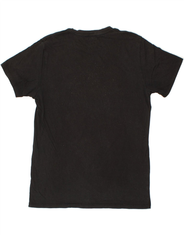 LEVI'S Mens Graphic T-Shirt Top Medium Black Vintage Levi's and Second-Hand Levi's from Messina Hembry 