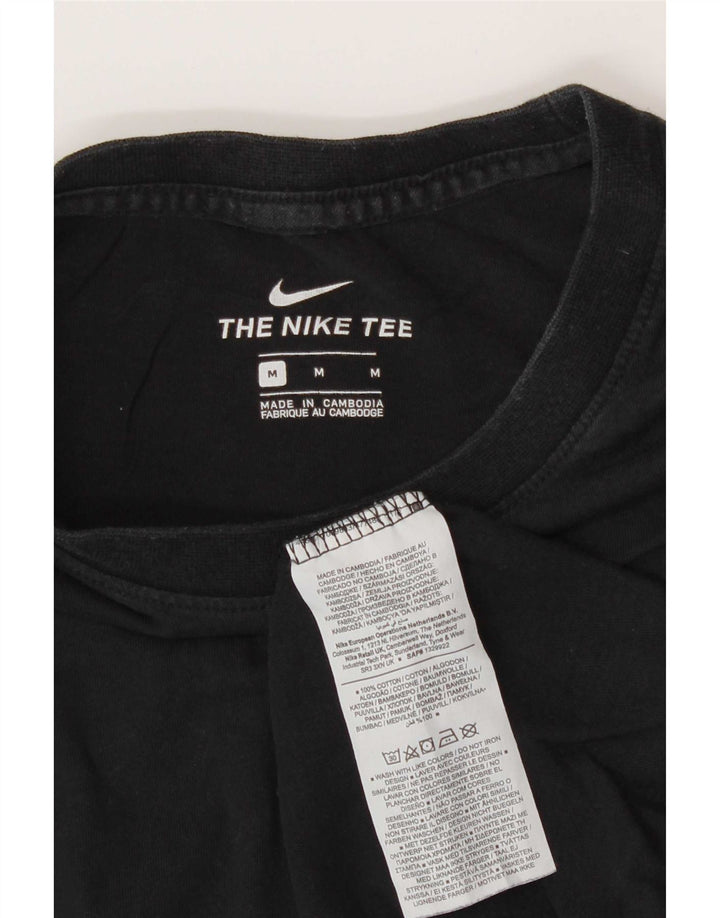T-shirt męski Nike, średni czarny, bawełniany