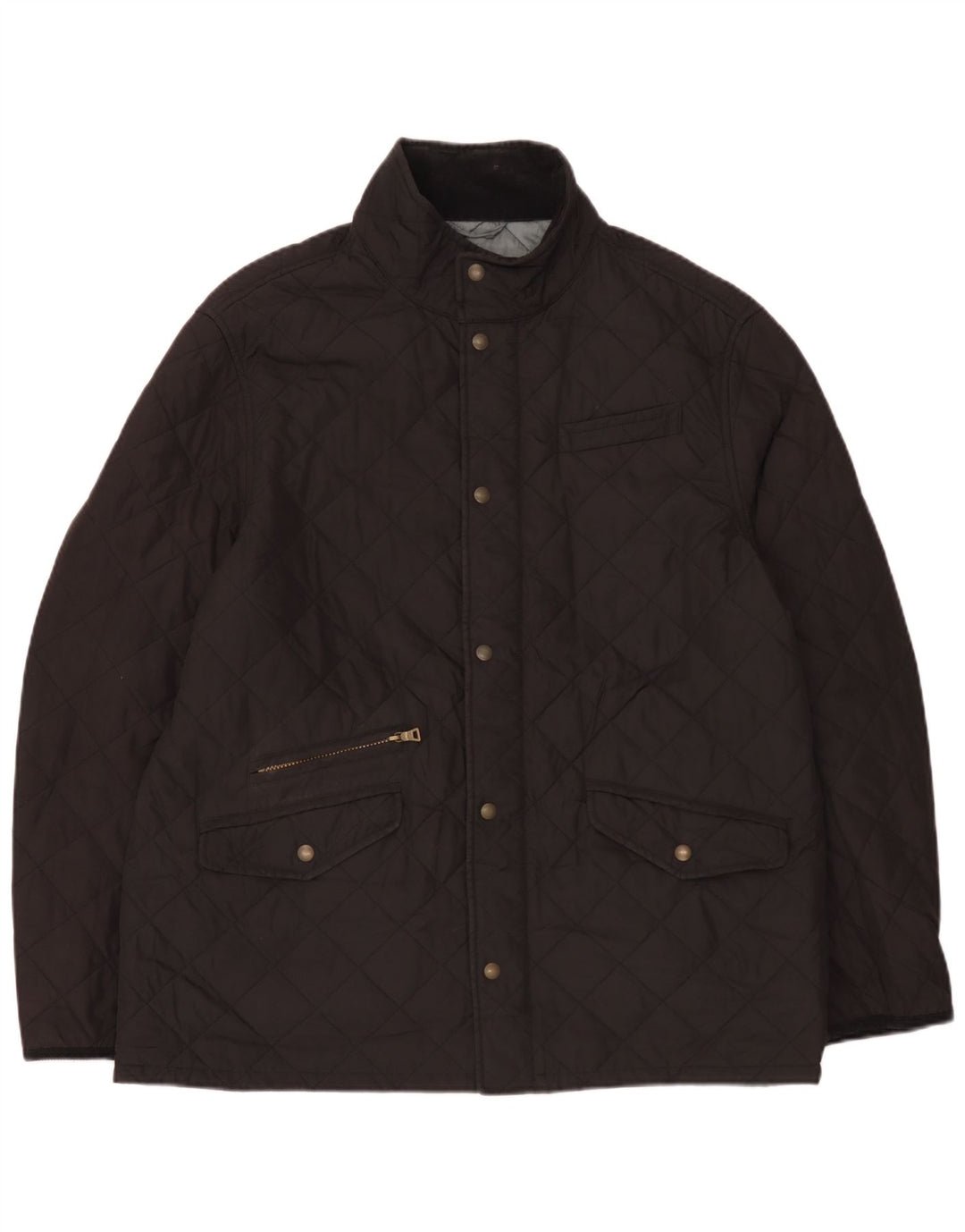 Marks & Spencer Męska pikowana kurtka UK 42 XL, czarna, poliester