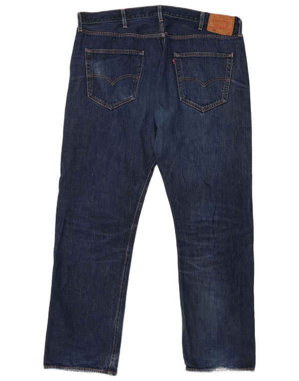Męskie jeansy Levi's 501 Straight W40 L32 Niebieskie bawełniane